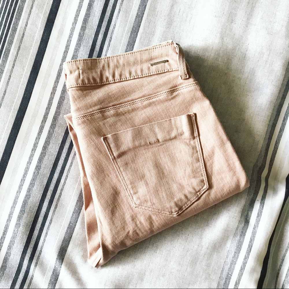 Zara Light Pinky-Beige Skinny Jeans